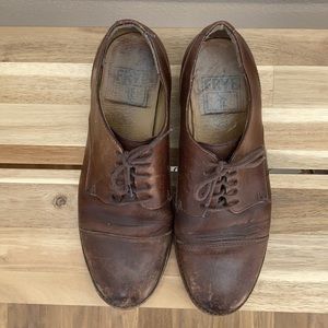 Frye leather Oxford loafers